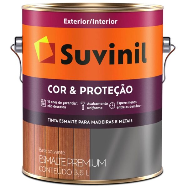Tinta Esmalte Sintetico Fosco Branco 3,6l Suvinil
