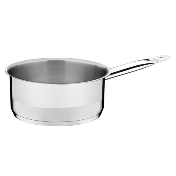 Panela Cocotte Tramontina Professional Em Aço Inox Com Fundo Triplo E Tampa Plana 14 Cm 1,1 L