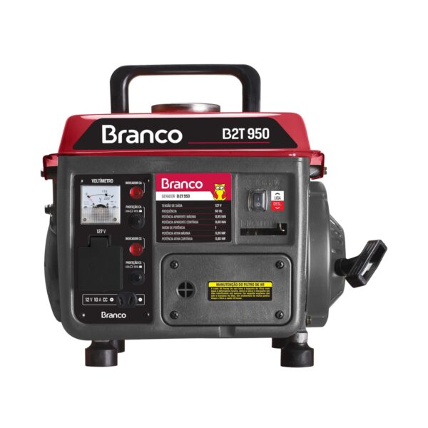 GERADOR À GASOLINA+ÓLEO B2T 950 110V/60HZ Partida Manual BRANCO