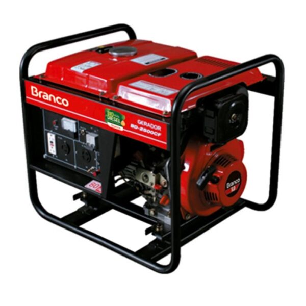 Gerador à diesel BD-2500 - Manual Branco