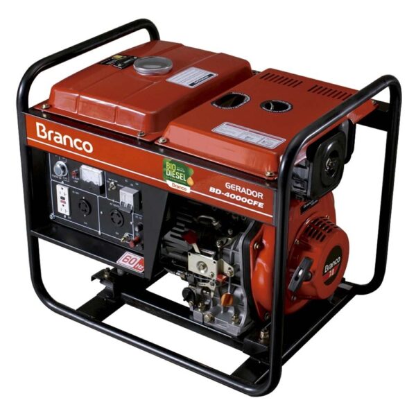 Gerador à diesel BD-4000 - Manual Branco