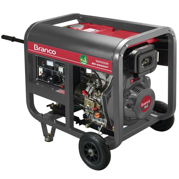 Gerador à diesel BD-6500 - Manual Branco
