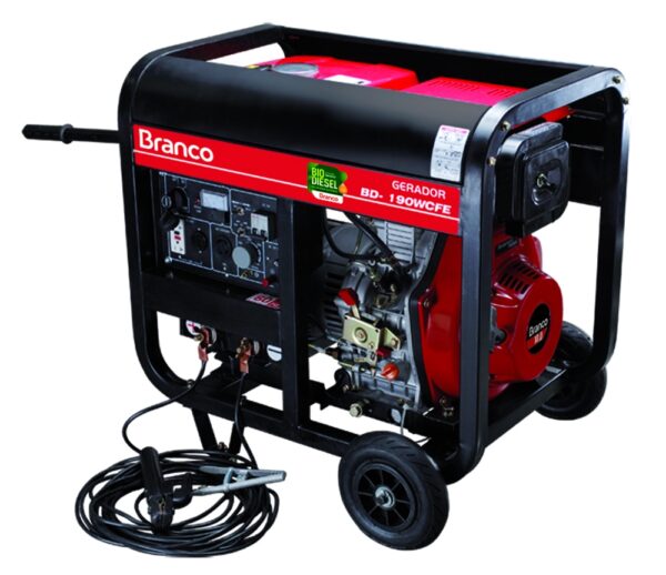 Gerador à diesel BD-W190 E - Elétrico Branco