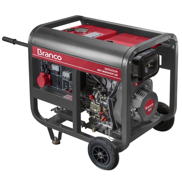 Gerador à diesel BD-6500 E3 - Elétrico Branco