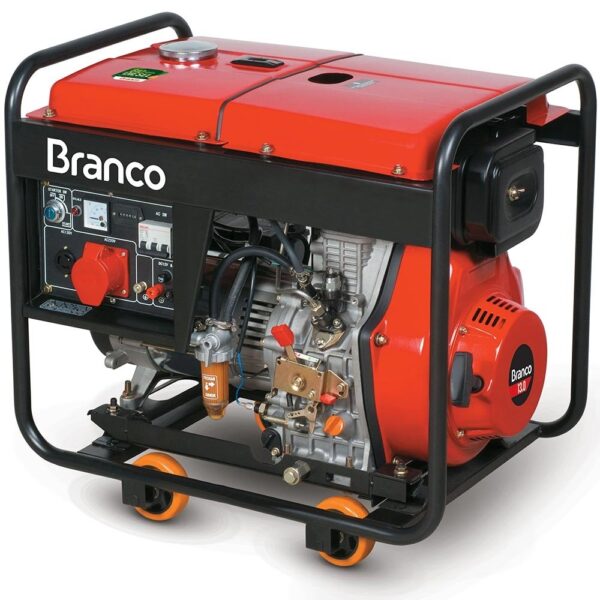Gerador à diesel BD-8000 EF - Elétrico Branco