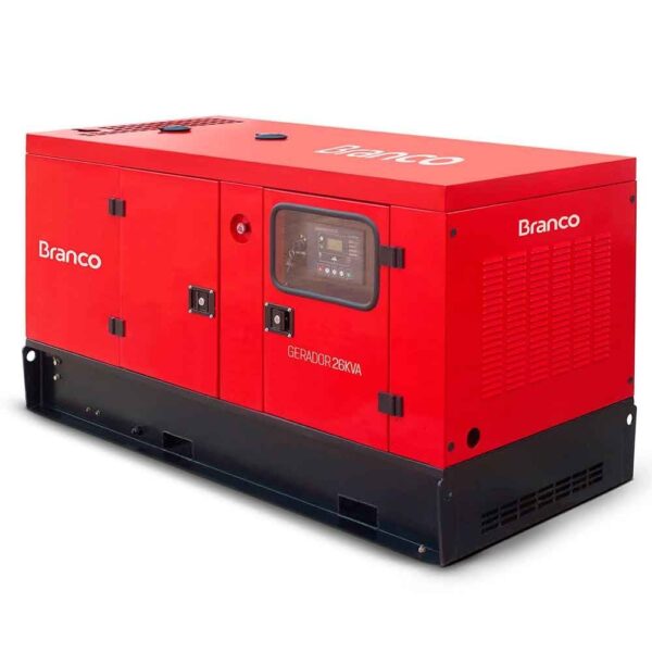 Gerador à diesel Cabinado BD-26000 E3 S Branco