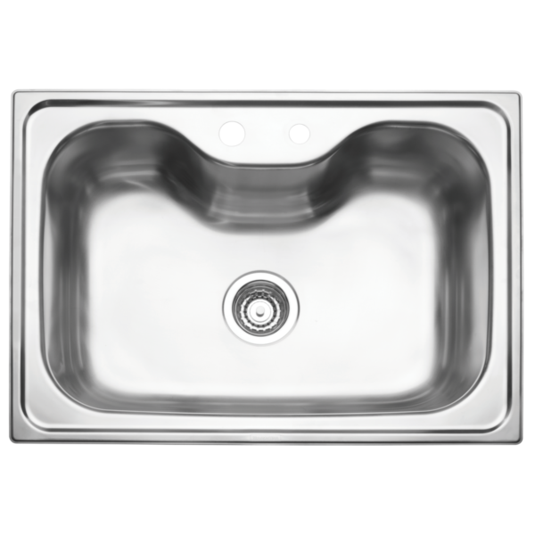 Cuba de Sobrepor Tramontina Morgana em Aço Inox 69 x 49 cm com Lixeira de Embutir 5 L Tábua de Madeira Dosador de Sab? - Image 3