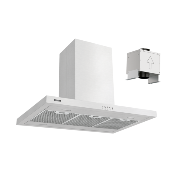 Coifa de ilha Tramontina Dritta Isla 90 Split em Aço Inox 90 cm 220 V - Image 2