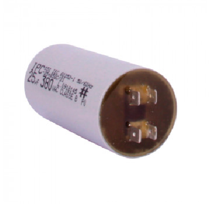 Capacitor Fixo Com Terminal Ipc 25 Uf X 380 Vac
