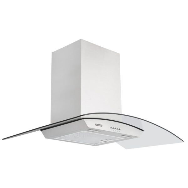 Coifa de Parede Tramontina New Vetro em Aço Inox e Vidro Temperado 90 cm 127 V