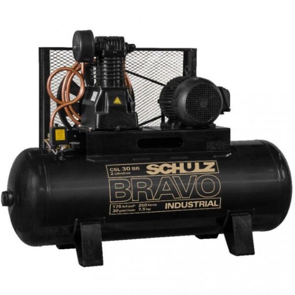 Compressor de ar industrial bravo csl 30br/250