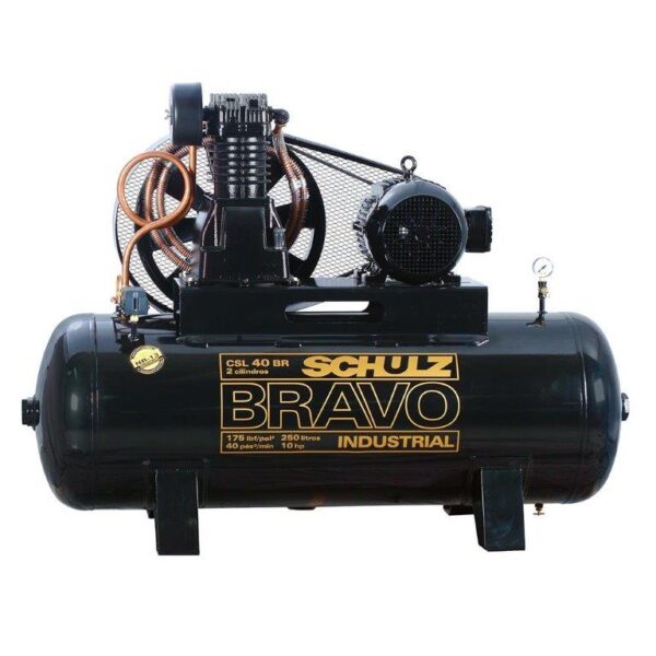 Compressor de ar industrial bravo csl 40br/250