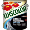 Tinta Esmalte Branco Azul Franca Brilhante 3,6 Gl Lukscolor - Imagem 2