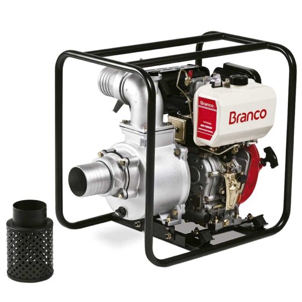 MOTOBOMBA DE ÁGUA À DIESEL BD-700 BRANCO