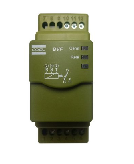 Rele Falta De Fase Trifásico Digital 208a 480vca Bvf1 Coel