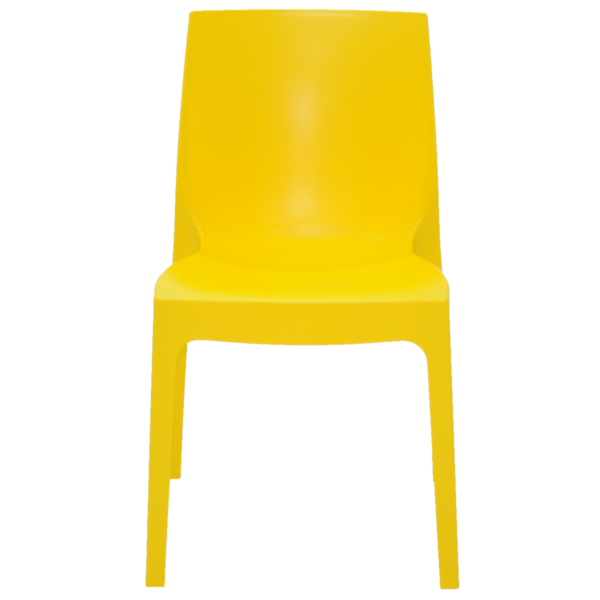 Cadeira Tramontina Alice Satinada sem Braços em Polipropileno Amarelo - Image 2