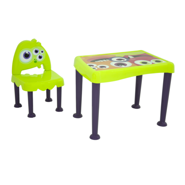 Conjunto Infantil Tramontina Monster em Polipropileno Verde
