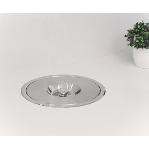 Lixeira de Embutir Tramontina Clean Round em Aço Inox com Balde Plástico 5 L - Image 6