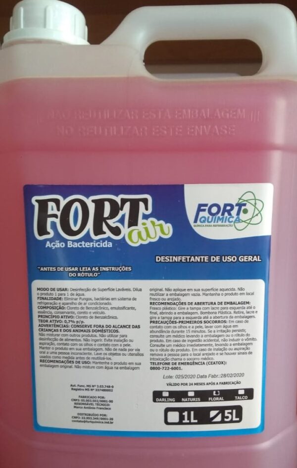Desinfetante de uso geral Floral Fort air 5 Litros